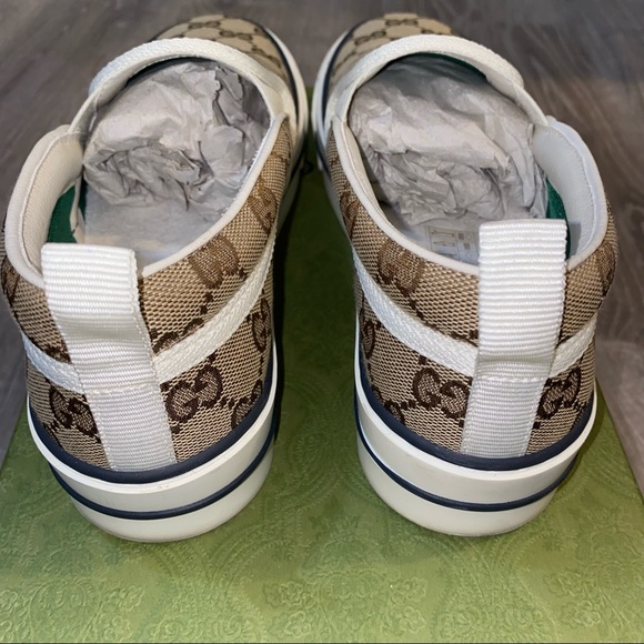 Gucci Slip-on Tennis Sneakers - Picture 4 of 7